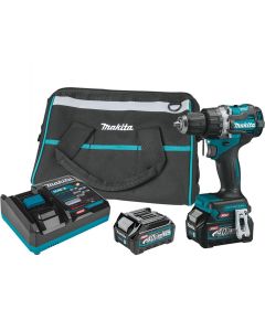 MAKGFD02D image(0) - 40V max XGT&reg; Compact Brushless Cordless 1/2" Driver-Drill Kit, 2-speed, var. speed, L.E.D. Light, bag (2.5Ah)