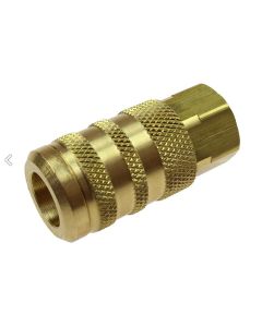 Coil Hose 1/4" 6-Point Industrial Coupler, 1/4" FPT