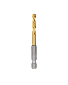 MLW48-89-4608 image(0) - Milwaukee Tool 11/64" SHOCKWAVE RED HELIX Titanium Drill Bit