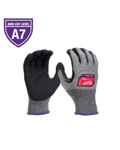 MLW48-73-7012 image(0) - Milwaukee Tool Cut Level 7 High-Dexterity Nitrile Dipped Gloves - Large