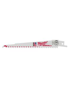 MLW48-01-2035 image(2) - Milwaukee Tool 6" 5 TPI Wood Cutting Sawzall Blades Bulk 25