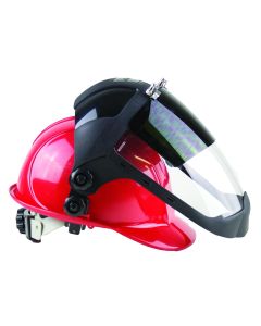 SRWS32182 image(0) - Sellstrom Sellstrom- Face Shield - DP4 Series - 9" x 12.125" x 0.060" Window - Clear AF with Shade 8 IR Flip Visor - Universal Hard Hat Slot Adaptor Headgear