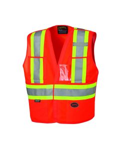 SRWV1020951U-23XL image(0) - Pioneer Pioneer - Safety Tear-Away Vest - Hi-Vis Orange - Size 2XL/3XL