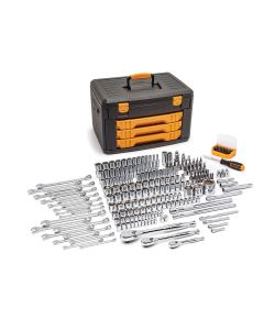 KDT80966 image(1) - GearWrench 243 Piece 6 Point Mechanics Tool Set Inch 3 Drawer Storage Box