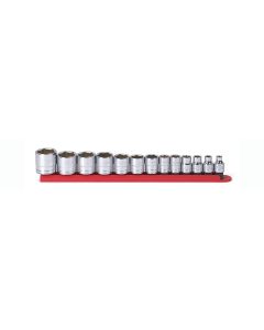 KDT80553 image(1) - GearWrench 13 Piece 3/8 Inch Drive 6 Point Standard SAE Socket Set