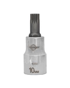 MAY16332 image(1) - Mayhew Mayhew 10 MM Triple Square Short Insert Socket Bit, 1/2-Inch Drive