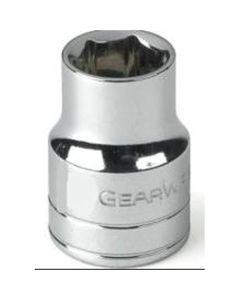 KDT80362 image(1) - GearWrench 3/8 Inch Drive 6 Point Standard SAE Socket 1 Inch