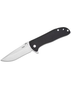CRK6450D2 image(0) - CRKT (Columbia River Knife) Drifter Liner Lock Folding EDC Pocket Knife with Silver Blade - Black