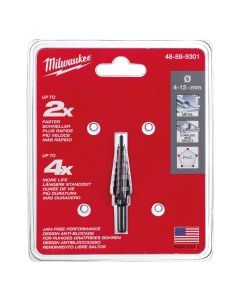 MLW48-89-9301 image(1) - Milwaukee Tool Step Bit 4mm - 12mm