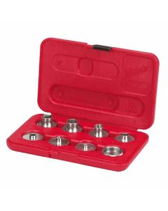 MLW49-54-0700 image(1) - Milwaukee Tool Template Guide Kit 9 Piece