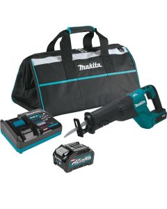 MAKGJR01M1 image(0) - 40V max XGT&reg; Brushless Cordless Recipro Saw Kit, bag, with one battery (4.0Ah)