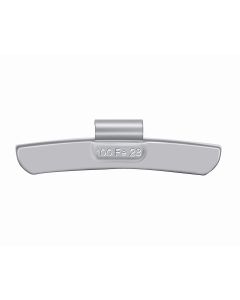 AMMLHFE225 image(1) - COATS Company LHFE Coated Steel 2.25Oz. Clip-On Wheel Weight