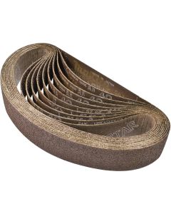 MAK742301-7 image(0) - Makita 1 1/8" x 21" Abrasive Belt, 40 Grit, 10/pk