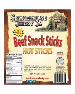 THS619793-189375 image(0) - Tender Heifer Snack Co. Hot Beef Sticks Beef Sticks