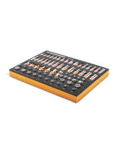 KDTGWMSSKT14SAE image(0) - GearWrench 68 Piece 1/4 Inch  Dr Master SAE Socket Set Inch Foam Storage Tray