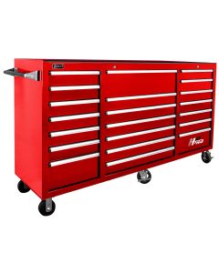 HOMRD04021720 image(1) - Homak Manufacturing 72 in. H2Pro Series 21 Drawer Rolling Cabinet, Red