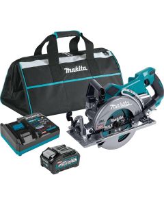 MAKGSR01M1 image(0) - 40V max XGT&reg; Brushless Cordless Rear Handle 7-1/4&rdquo; Circular Saw Kit, bag, with one battery (4.0 Ah)