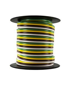 JTT2522F image(0) - The Best Connection 16 AWG 4 Way Tra. Ribbon Wire