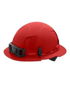 MLW48-73-1209 image(1) - Milwaukee Tool BOLT Red Full Brim Vented Hard Hat w/4pt Ratcheting Suspension (USA) - Type 1, Class C