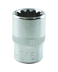 K Tool International SPLINE SOC 1/4" DR 7/16"