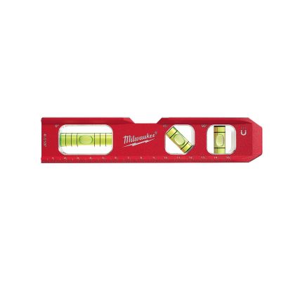 MLW48-22-5207 image(0) - Milwaukee Tool Metric Compact Billet Torpedo Level