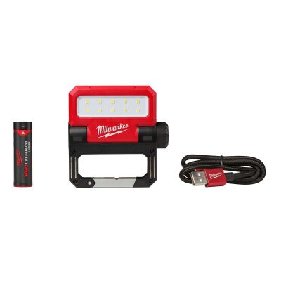MLW2114-21 image(0) - Milwaukee Tool REDLITHIUM USB ROVER Pivoting Flood Light