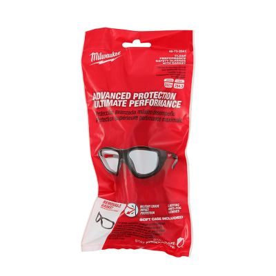 MLW48-73-2041 image(0) - Milwaukee Tool Clr Hi Prfrm Sfty Glasses w/Gasket