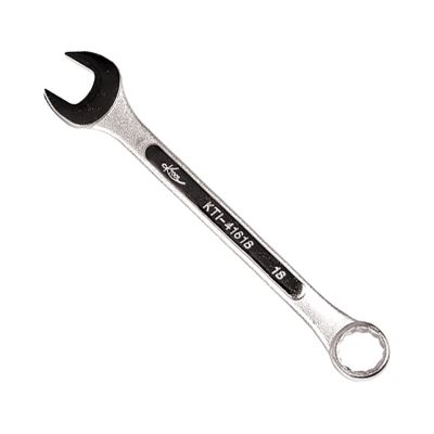 KTI41618 image(0) - K Tool International Wrench 18mm Combination 12 Point 15 Degree