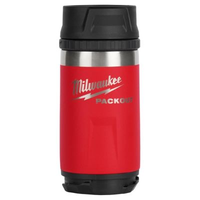 MLW48-22-8391R image(0) - Milwaukee Tool PACKOUT 12oz Insulated Bottle with Sip Lid - Red