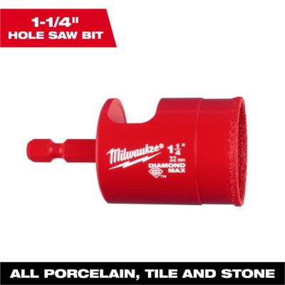 MLW49-56-0519 image(0) - Milwaukee Tool 1-1/4 Inch Diamond Max Hole Saw Bit