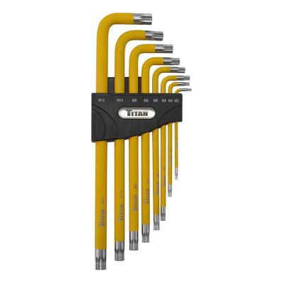TIT12733 image(0) - Star Asia Dba Titan 8-PC TRIPLE SQUARE L-SHAPED WRENCH S