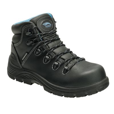 FSIA7127-8.5W image(0) - Avenger Framer Series - Women's High Top Work Boots - Composite Toe - IC|EH|SR|PR - Black/Black - Size: 8.5W