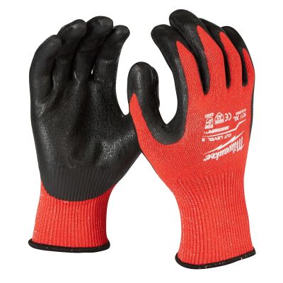 MLW48-22-8933 image(0) - Milwaukee Tool Cut 3 Dipped Gloves - XL