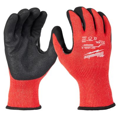 MLW48-73-8630 image(0) - Milwaukee Tool Cut Level 3 Nitrile Dipped Gloves - Small