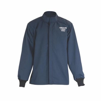 OBRLAN4-CT-TXL image(0) - Oberon Coat - Arc Flash - 40 Cal LAN™ Series Deluxe - Color: Navy Blue - Size: XL Tall