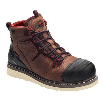 FSIA7506-9.5W image(0) - Avenger Wedge Series - Men's Boots - Carbon Nano-Fiber Toe - IC|EH|SR - Brown/Black/Tan - Size: 9.5W