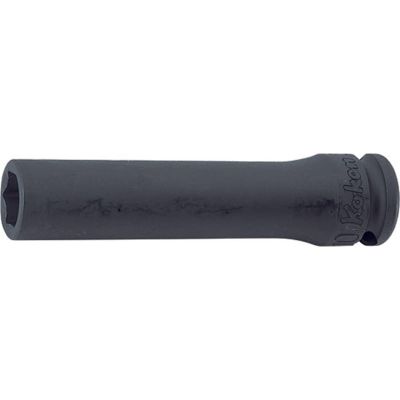 KKN13300M-19 image(0) - Ko-ken USA 13300M-19 3/8 Sq. Dr. Socket 19mm 6 point Length 80mm