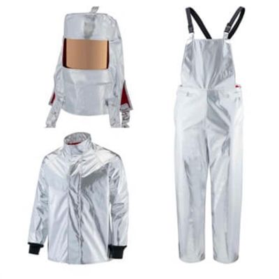 OBRHR-PB-KIT-M image(0) - Oberon Suit Kit - Heat Reflective Aluminized PBI Kevlar - Size: Medium