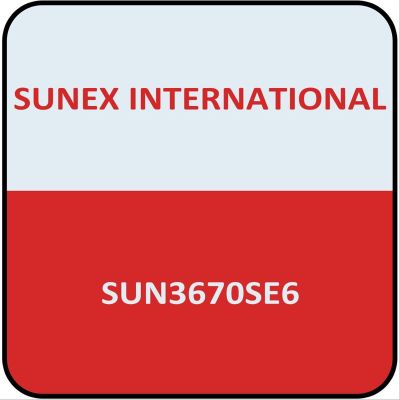 SUN3670SE6 image(0) - Sunex 3/8" Dr. External Star Impact Socket E11