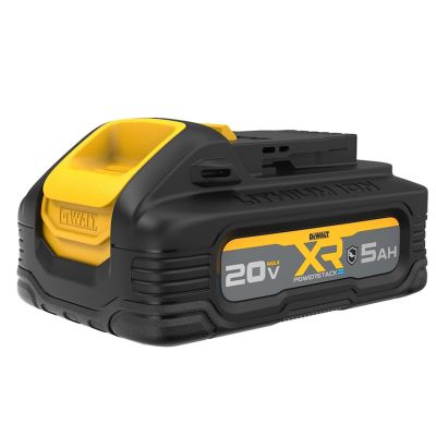DWTDCBP520G image(0) - DeWalt 20V MAX XR POWERSTACK Oil-Resistant 5AH Battery
