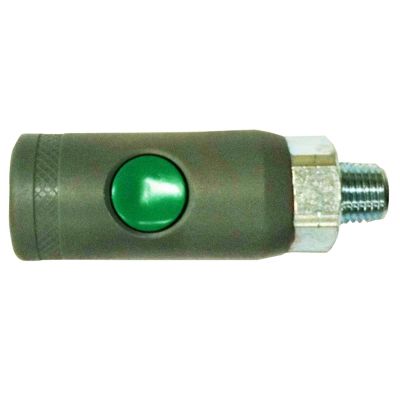 MILS99788 image(0) - Milton Industries 1/4" Male Safety Coupler "T" Style