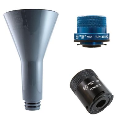 ANRFUN2MBMWKIT image(0) - Assenmacher BMW and Mercedes Engine Oil Funnel Set - 3 Piece