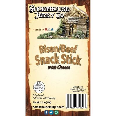 THS601968370008 image(0) - Tender Heifer Snack Co. Bison Beef Snack Stick W/Cheese