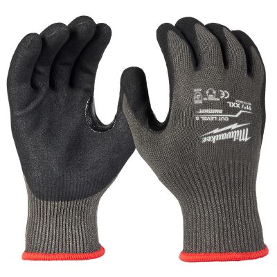 MLW48-73-8651 image(0) - Milwaukee Tool Cut Level 5 Nitrile Dipped Gloves - Medium