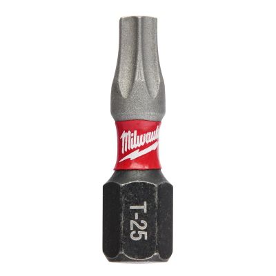 MLW48-32-4136 image(0) - Milwaukee Tool SHOCKWAVE Insert Bit Torx T25 (25 Pk)