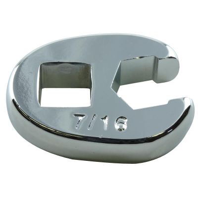KTI22314 image(0) - K Tool International Wrench 7/16 Inch Flare Nut Crowfoot 6 Point 3/8 Drive