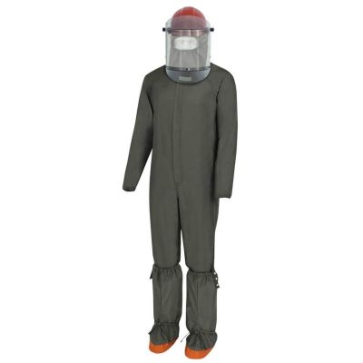 OBRCRKIT2-M-L image(0) - Oberon Suit Kit - Arc Flash - 8 Cal - Clean Room - Comes with (Coverall Size: Medium, Bootie Size: Large, Face Shield, Balaclava)