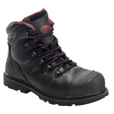 FSIA7547-7.5-4E image(0) - Avenger Hammer Series - Men's Boots - Carbon Nano-Fiber Toe - IC|EH|SR|PR - Black/Black - Size: 7.5XW