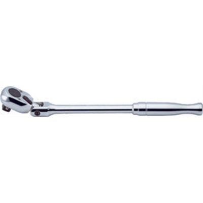 KKN4774P-450 image(0) - Ko-ken USA 4774P-450 1/2 Sq. Dr. Ratchet Handle 24 teeth Flexible Head Length 450mm Polished Handle