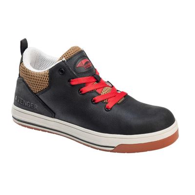 FSIA710-7.5W image(0) - Avenger Swarm Series - Men's Mid Top Casual Boot - Aluminum Toe - AT | SD | SR - Black | Tan - Size: 7.5W